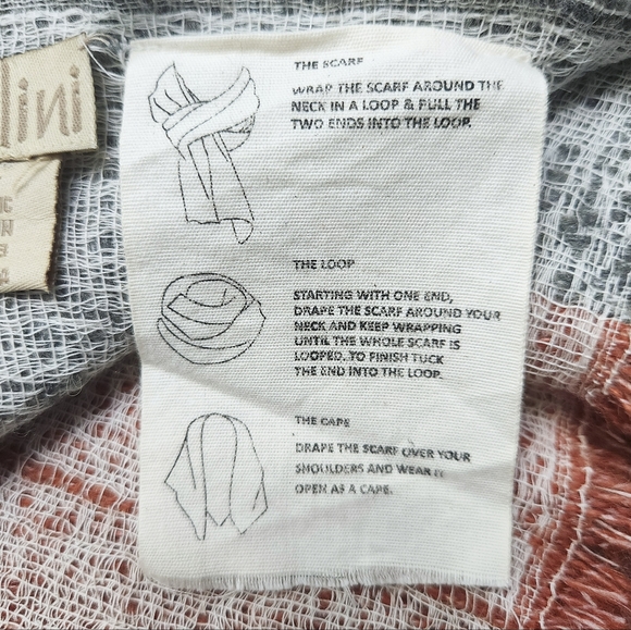 Convertible Wrap Scarf | Nalini Originals - Picture 7 of 9